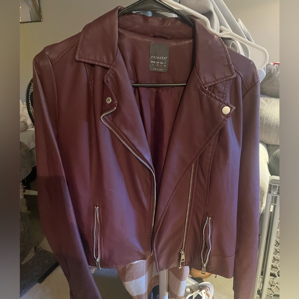 Primark Dusty Rose Leather Jacket